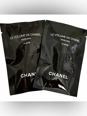 CHANEL x2 Mascara Samples 10 Noir Le Volume 1g / .03 fl oz